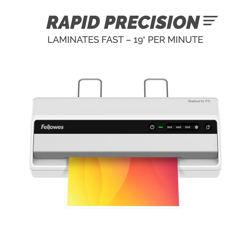 9.5-Inch Thermal Laminator for Documents and Photos - Fast 5 Mil Max Thickness