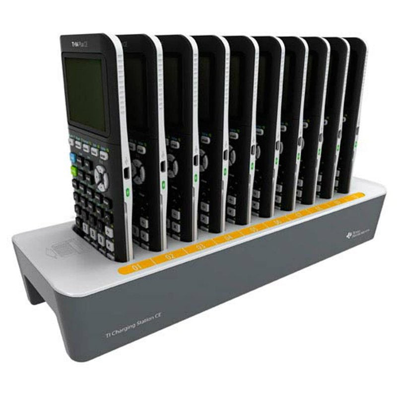 TI-84 Plus CE Color Calculator Cradle Station for Up to 10 Devices