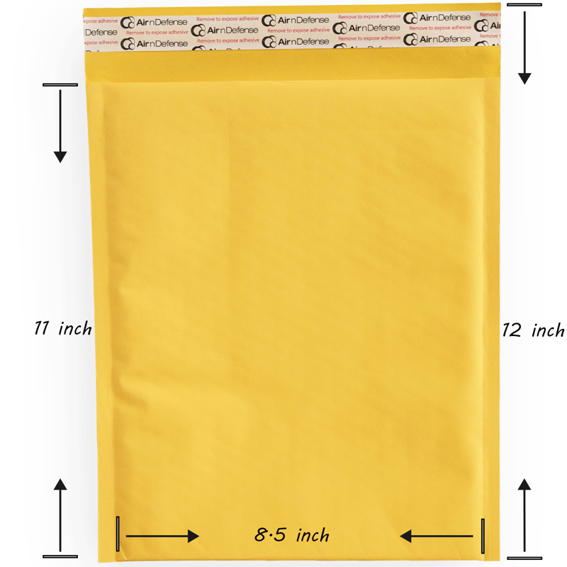 Gold Kraft Bubble Mailers - Self-Seal Shipping Envelopes for E-Commerce