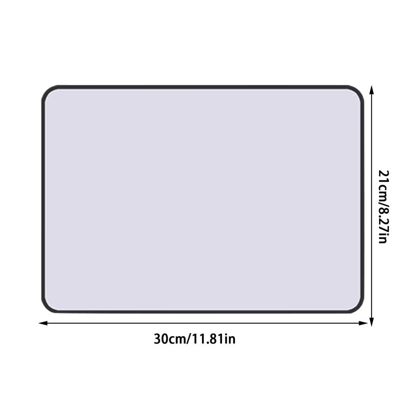 Mini Dry Erase Whiteboard 8.3 x 12 Inch Portable Personal Marker Board for Office and Classroom