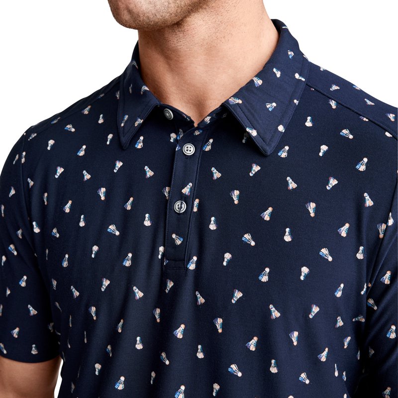 Men's Polo Shirt - Soft, Stretchy, Odor-Control, Casual Wear
