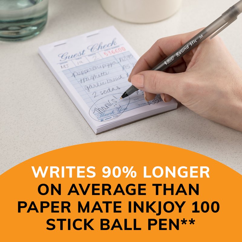 Ballpoint Pens Bulk Pack - Medium Point Black Ink, 60 Count