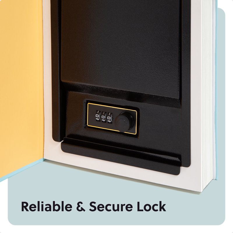 Diversion Safe Book with Combination Lock - Hidden Cash & Valuables Storage