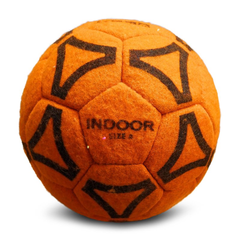 Uber Soccer Indoor Felt Ball - Orange (3) — Soccer Training Ball, 3-Pack, Felt Indoor Soccer