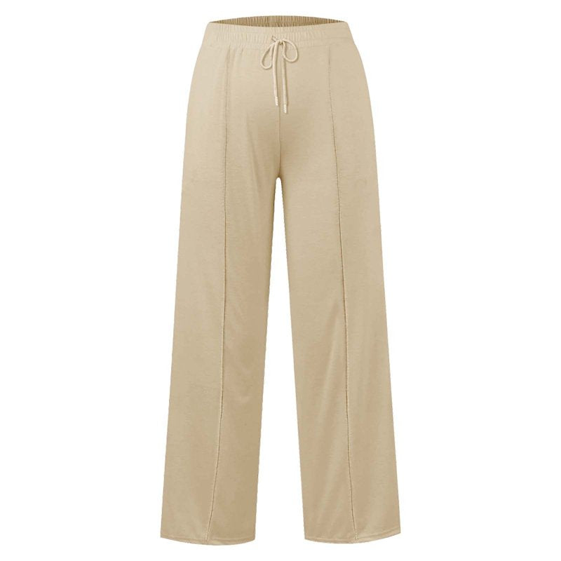 Girls Oversized Wide Leg Sweatpants with Pockets and Drawstring Waist