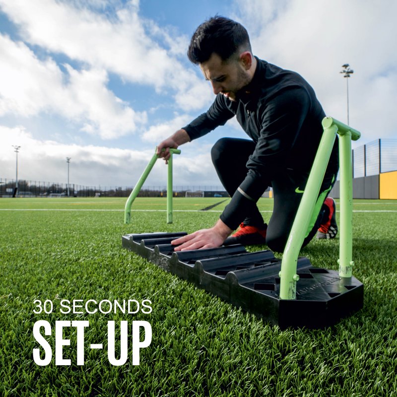 QUICKPLAY Replay Station Soccer Rebound Board – Adjustable Dual-Angle Training Aid (Original 37.5 x 9.5 in)