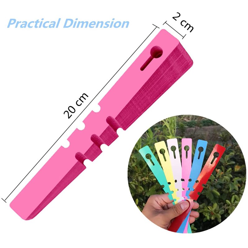 100PCS Waterproof Plant Labels Garden Markers PVC Stakes for Trees & Flowers
