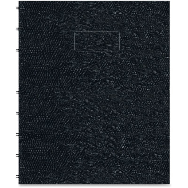Twin-Wire Composition Notebook with Organization Tabs - 50 Sheets, Black Cover