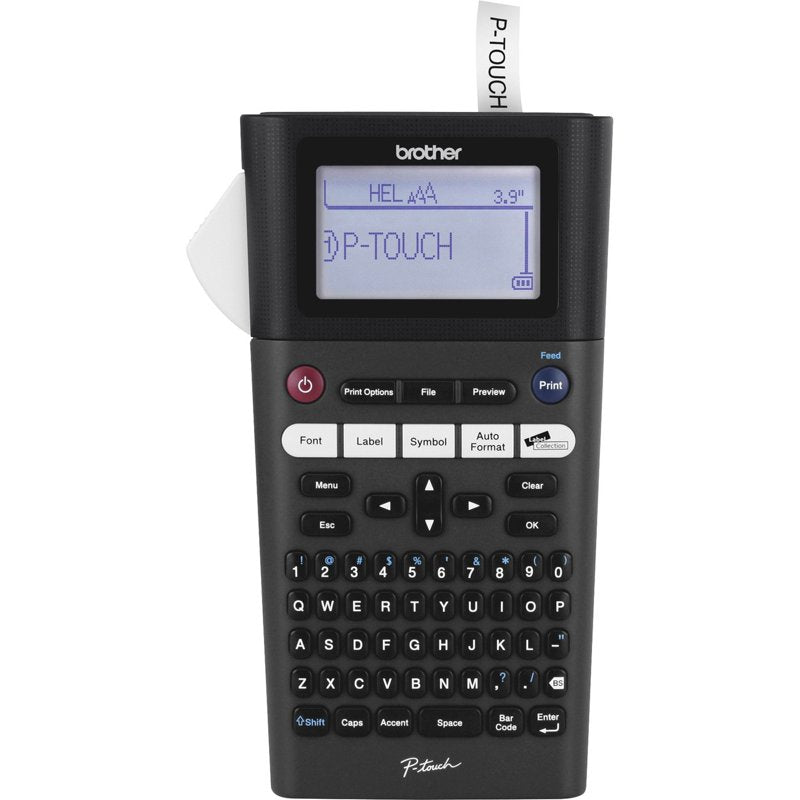 Handheld Label Maker with One-Touch Formatting and Custom Printing