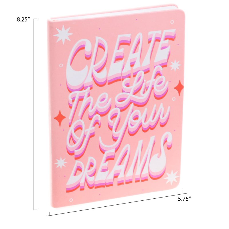 Create Dreams 6x8 Inch Linen Cover Journal - Ivory 256 Pages