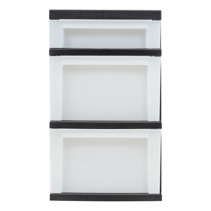 Multi-Purpose Plastic Storage Drawers with Top Organizer - Classroom, Craft, Office Use