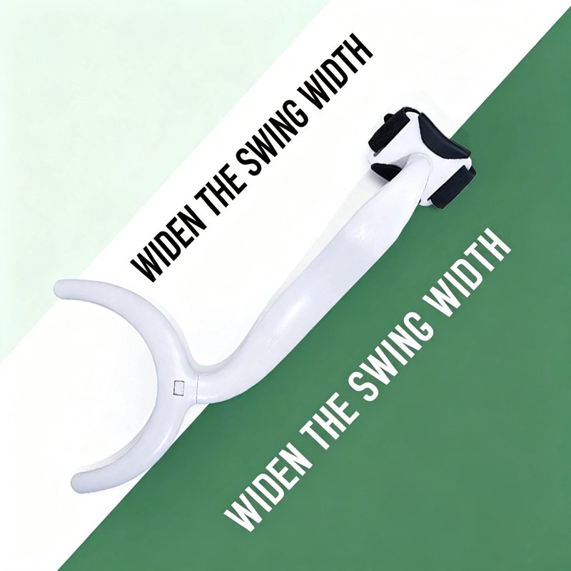 harayaa Golf Swing Width Trainer - White, 53cm x 8cm Outdoor Indoor Training Aid