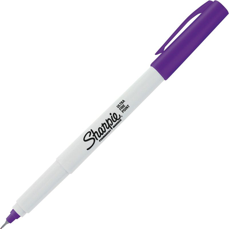 Ultra-Fine Permanent Marker Pen - Purple, Waterproof & Non-Toxic