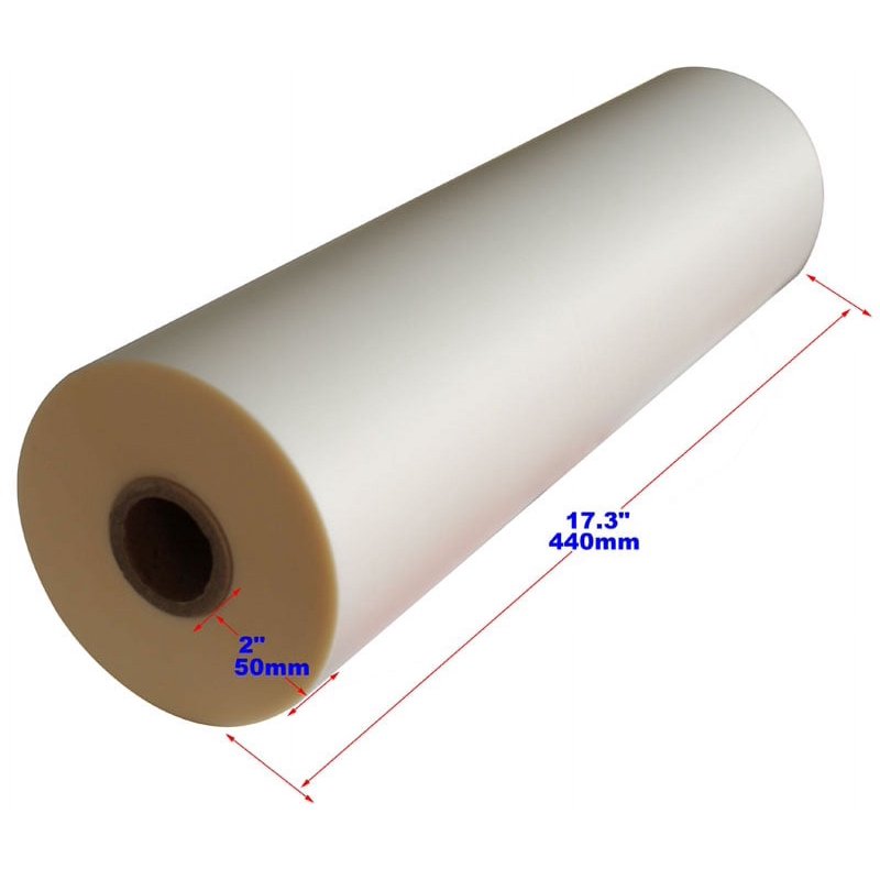 Large Laminating Film Roll 17.3 Inch x 656 Feet Glossy UV Luster Thermal Film