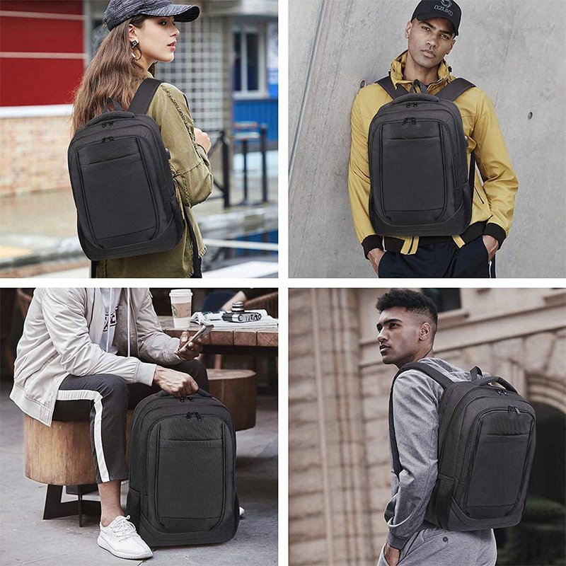 Travel Laptop Backpack with Anti-Theft Security and Spacious Storage