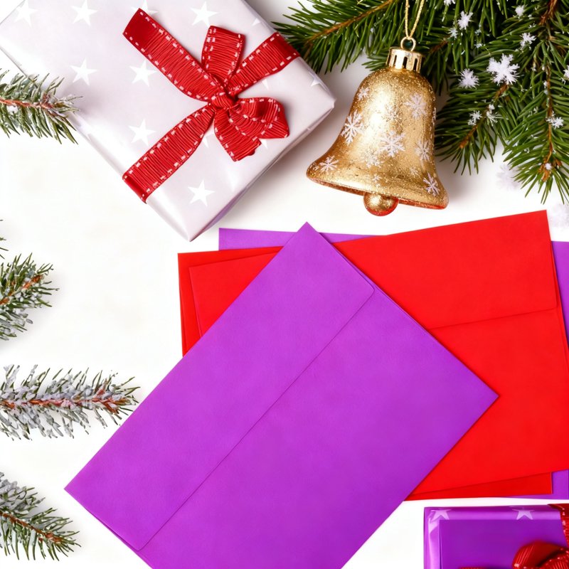 Multicolor Self-Sealing A7 Envelopes for Invitations & Cards, 100 Pack