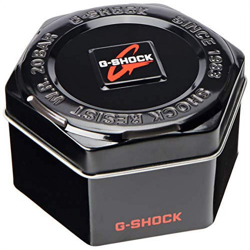 Digital Quartz Watch Men 200m Water-Resistant Resin Band 10-Year Battery