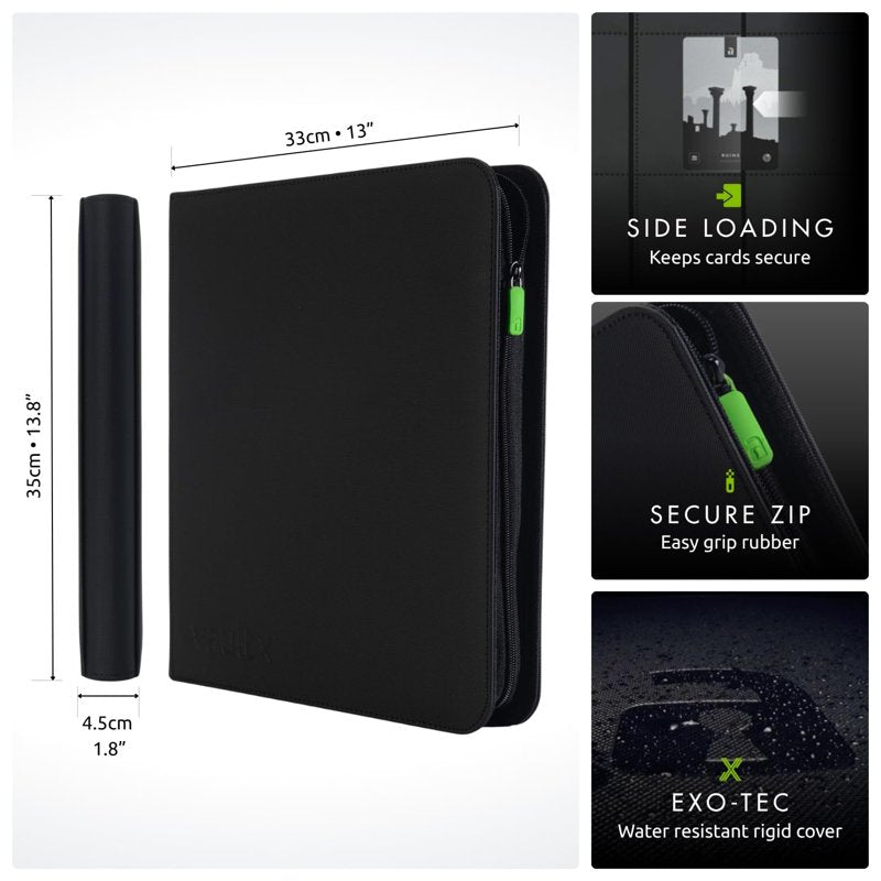 12 XL Pocket Trading Card Binder - Holds 624 Cards, Secure & Water-Resistant