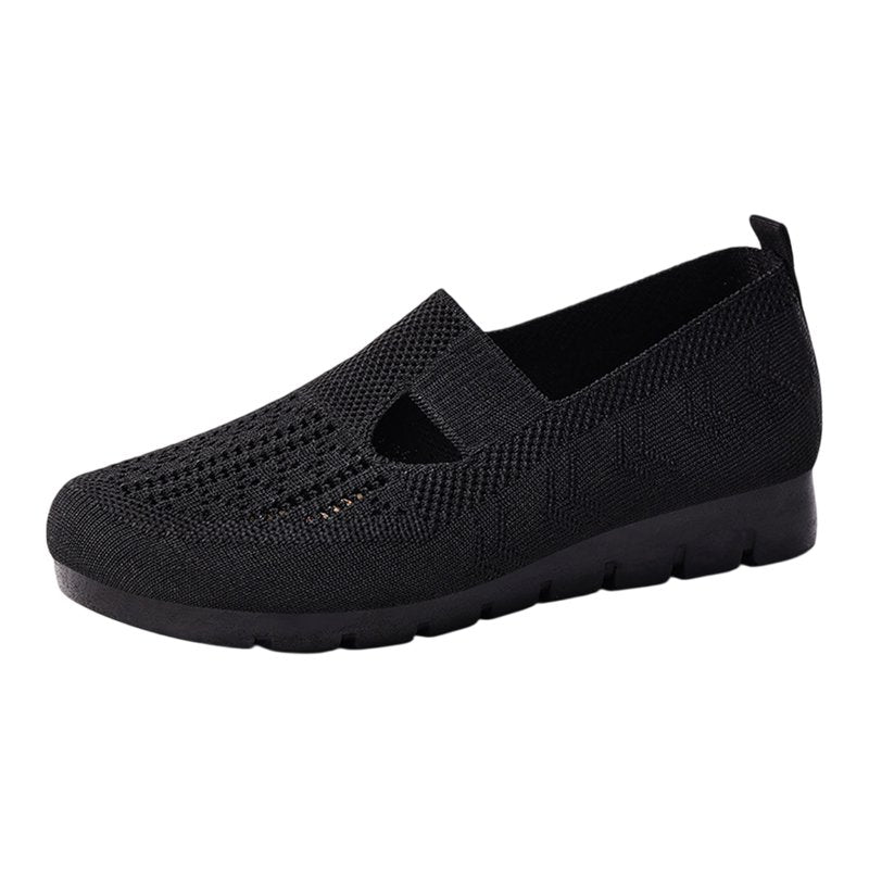 Women's Orthopedic Slip-On Shoes with Arch Support, Lightweight Mesh, Non-Slip for Work & Casual
