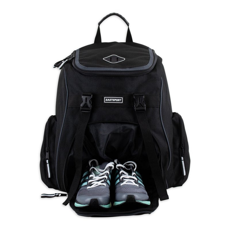 Unisex Oversized Laptop Backpack with Multiple Pockets and Padded Straps