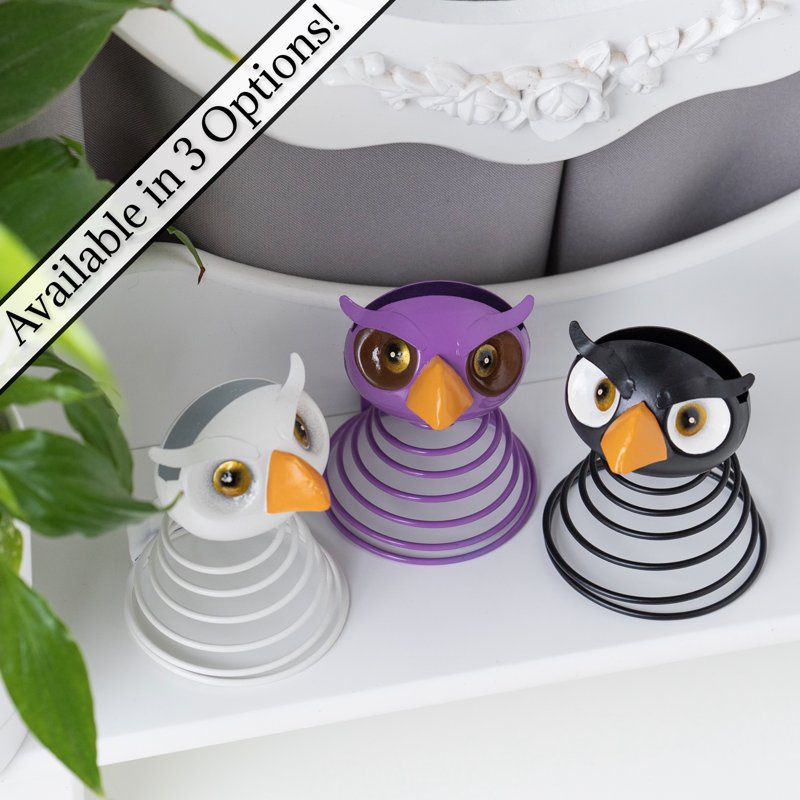 Owl Design Eyeglasses Holder Stand - Fun Space-Saving Spectacle Display