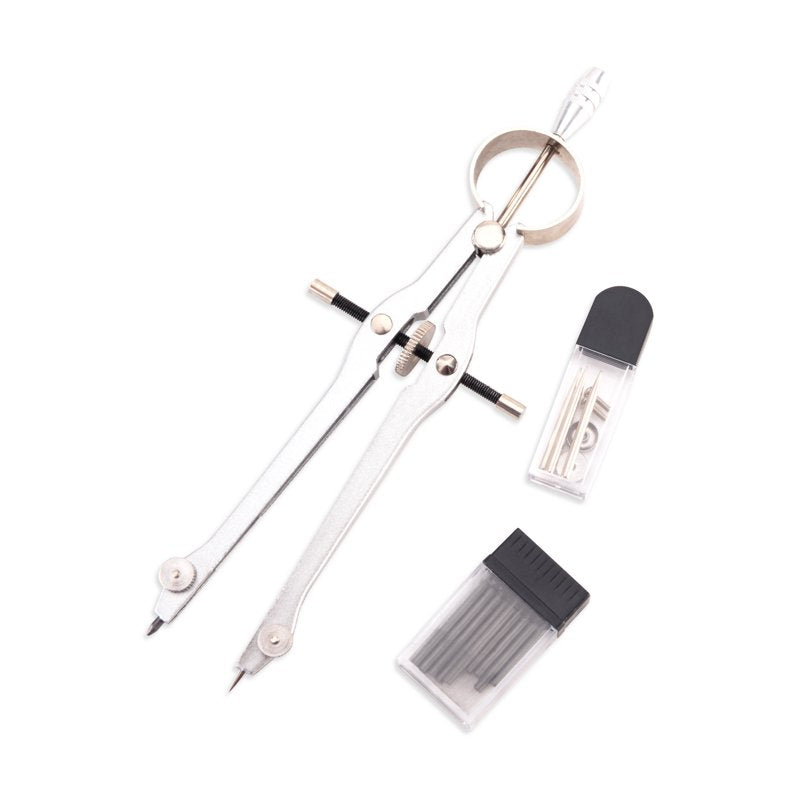 Artist Compass Set with Lead Refills - Precision Drafting & Geometry Tools