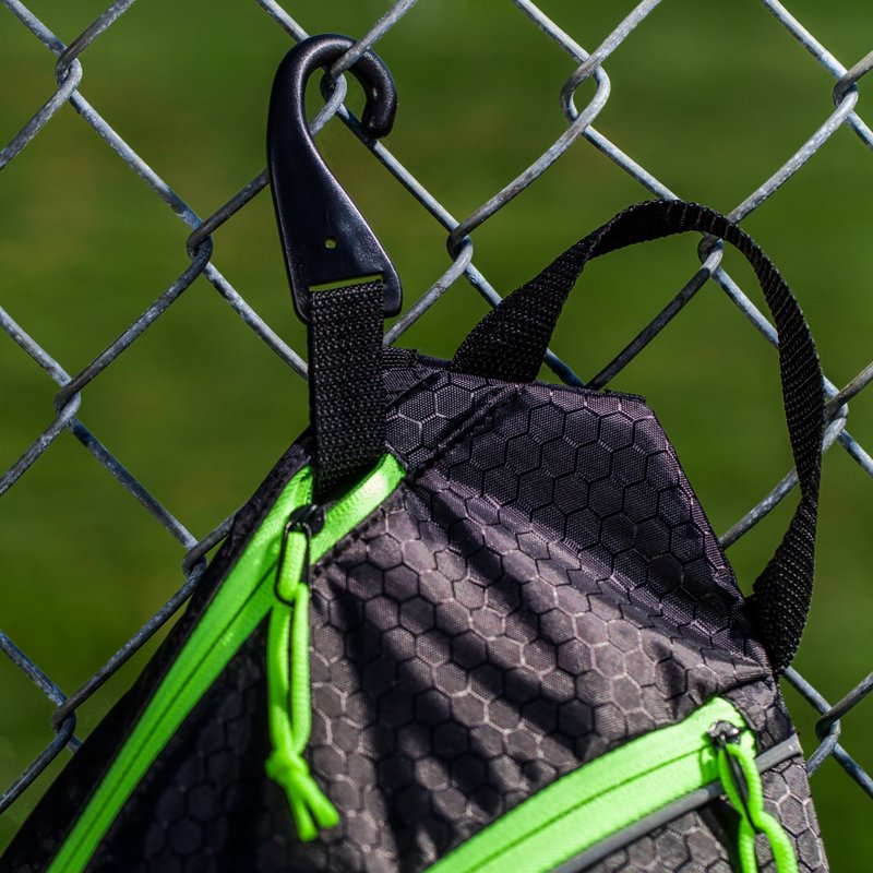 Pickleball Sling Bag - Franklin Sports Black/Neon Yellow - Official U.S. Open Bag