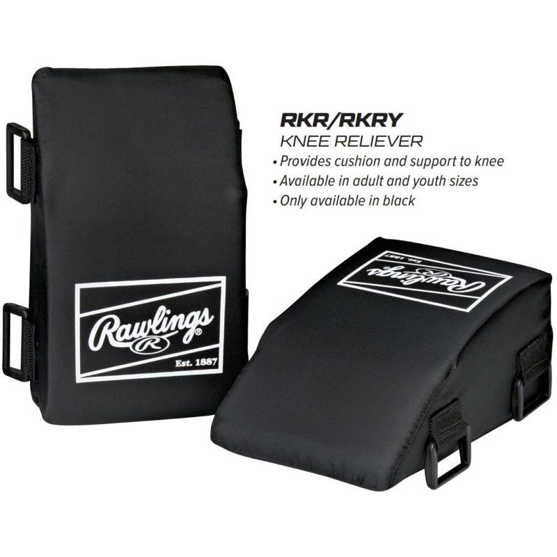 Rawlings Knee Reliever - Black Sports Protective Gear for Catchers