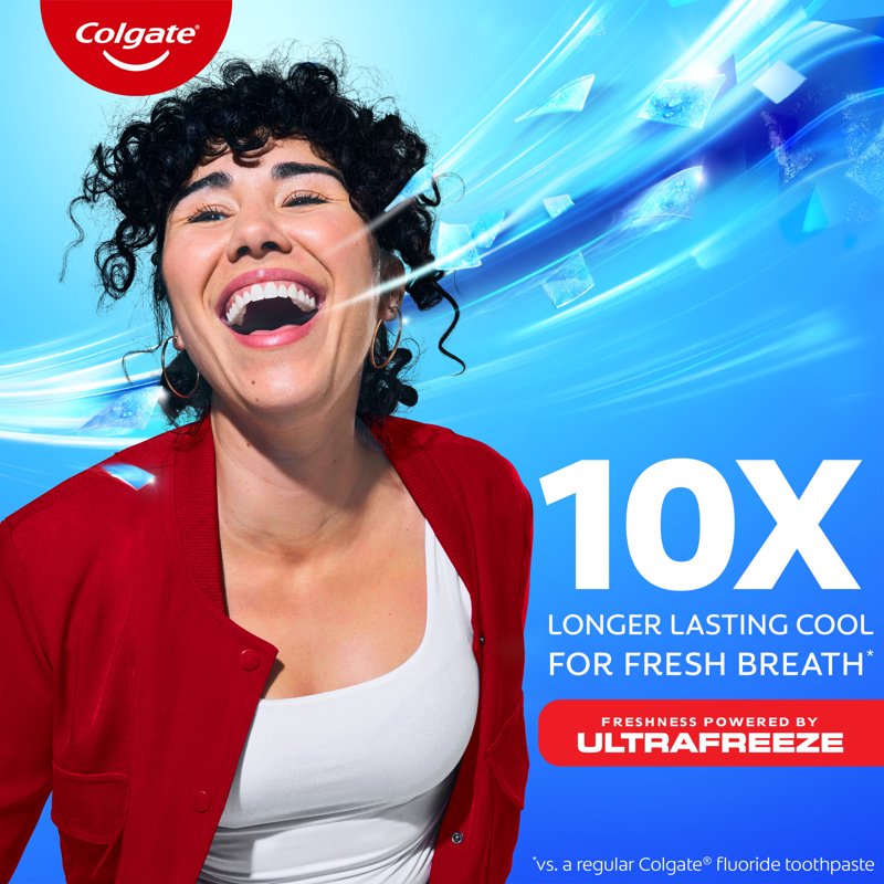 Bulk Fluoride Toothpaste with Long-Lasting Fresh Breath - Cool Mint, 3 Pack