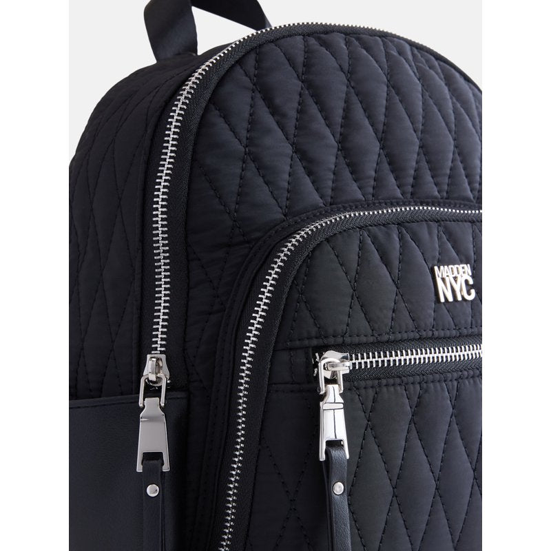 Women's Quilted Mini Backpack - Versatile Fashion Bag for Travel & Daily Use