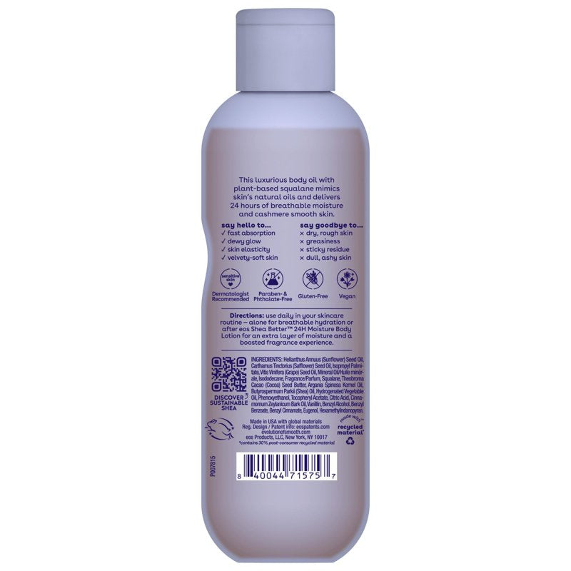 Body Oil for All Skin Types - Vanilla Cashmere Moisturizer 6 fl oz