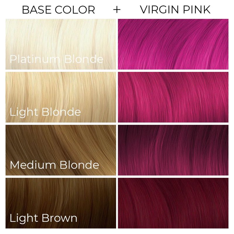 Vegan Semi-Permanent Hair Color Dye - Bright Pink, Long-Lasting & Cruelty-Free