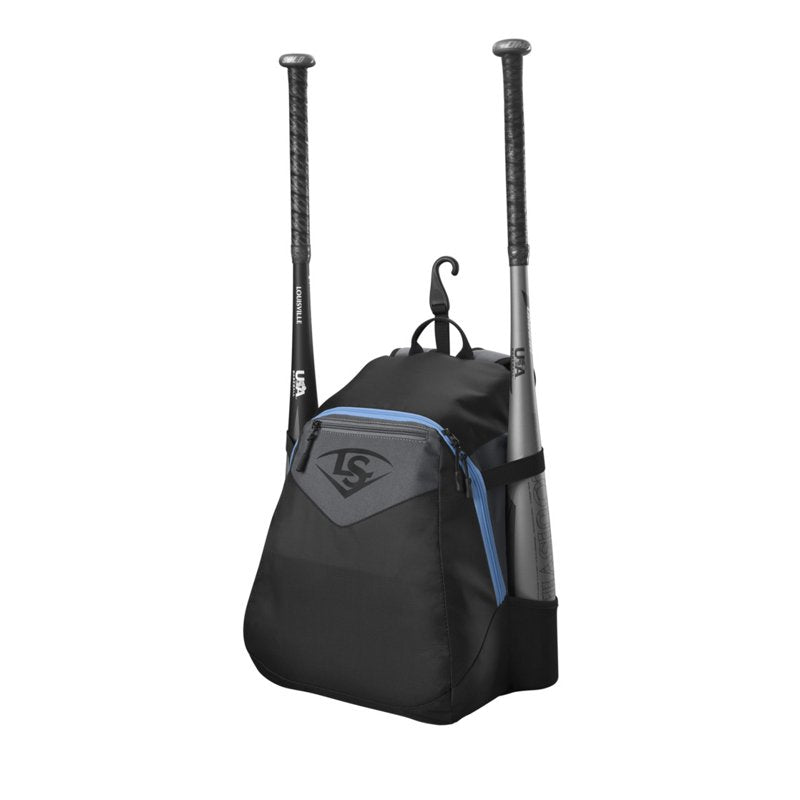 Baseball Softball Bat Bag Holds 2 Bats with Padded Shoulder Straps, Fence Hook