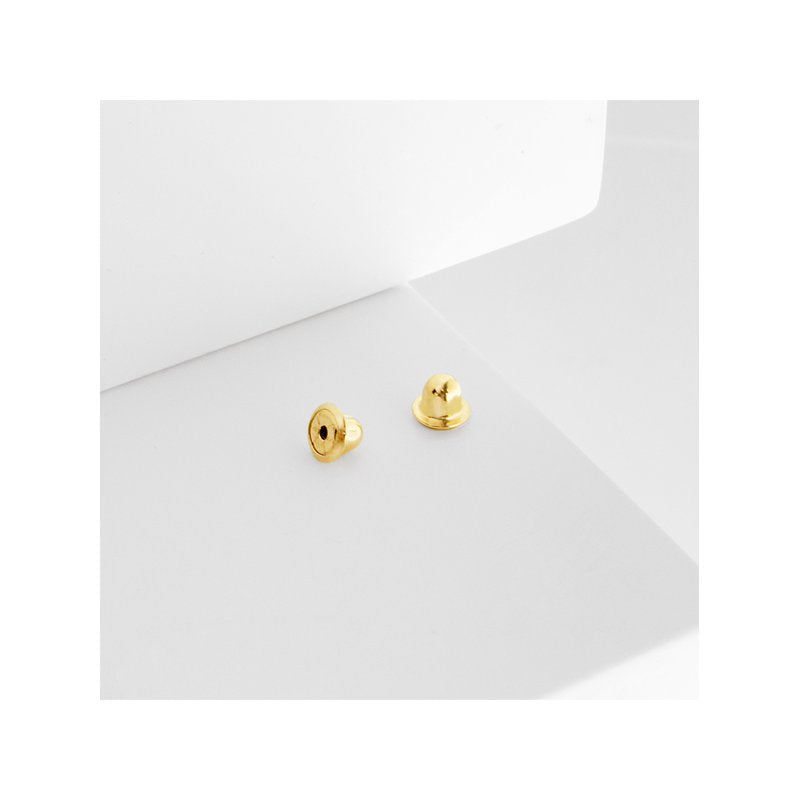 14k Yellow Gold Earring Screw Backs - Replacement Pair for Children’s Jewelry