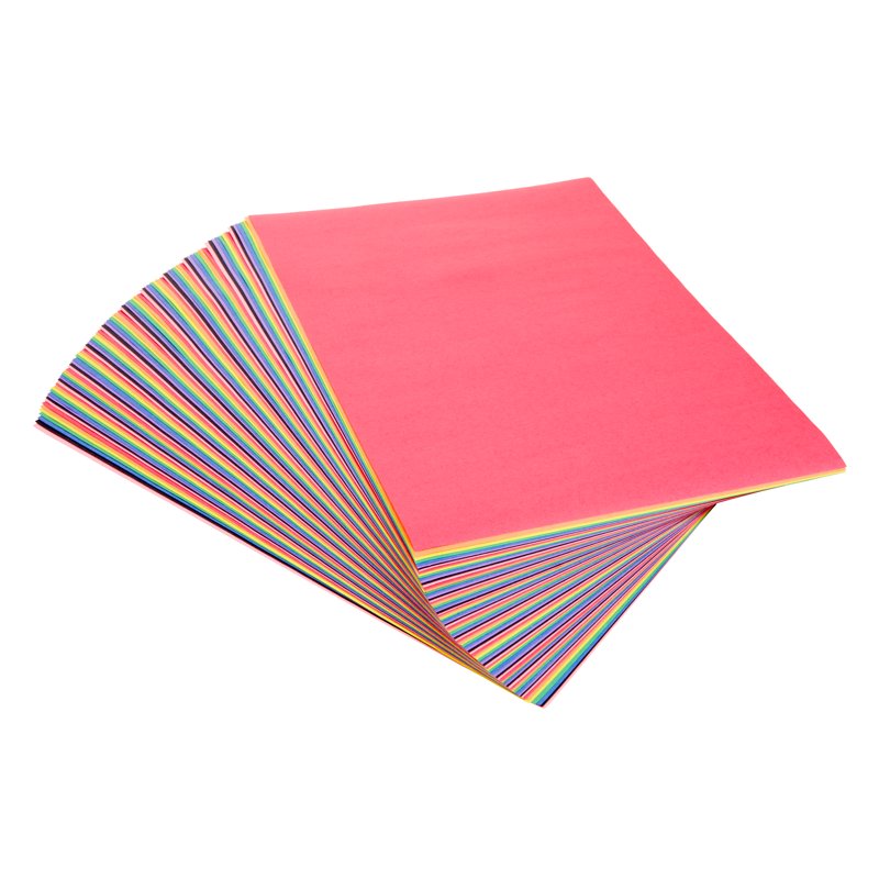 Construction Paper Set with 120 Sheets in 10 Colors for Arts & Crafts