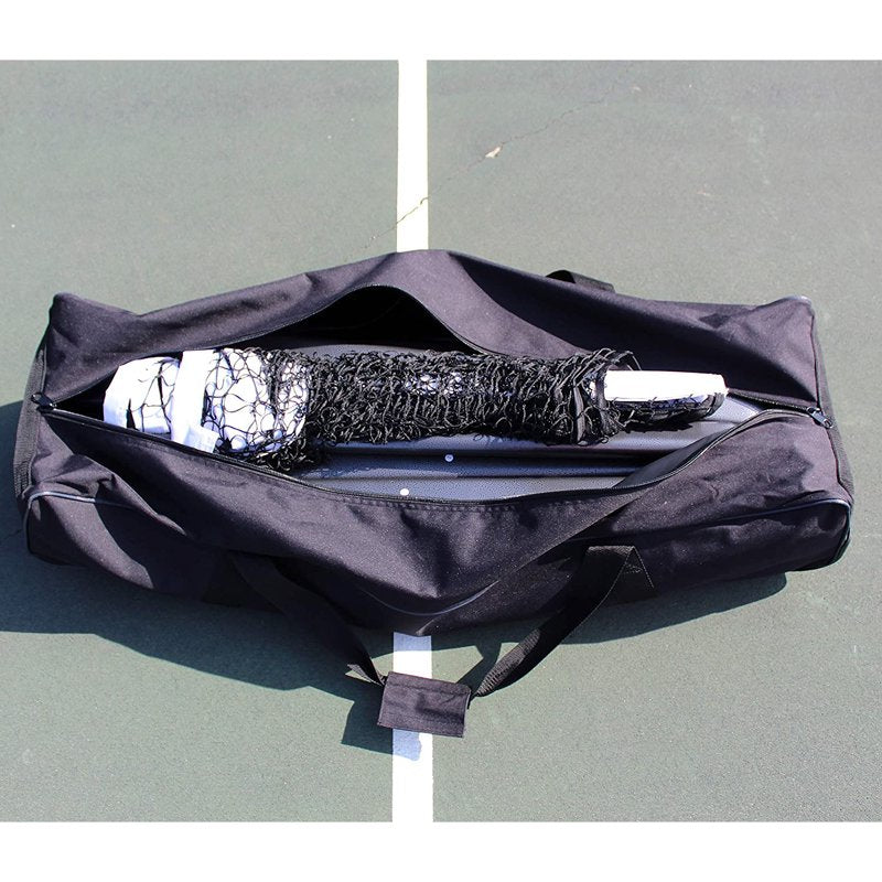 Portable Pickleball Net System with Wheels - Deluxe Aluminum & Steel Frame