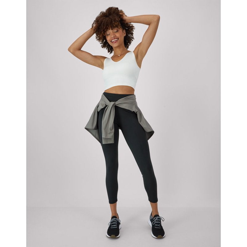 Women's 7/8 Leggings with Internal Pocket - Soft, High-Waist, Moisture-Wicking