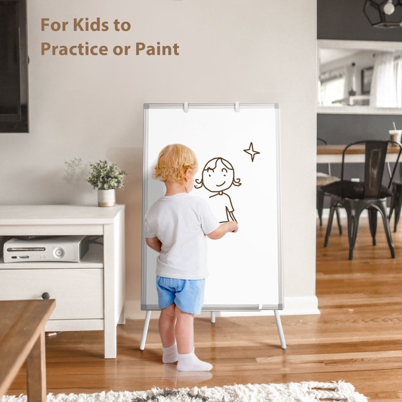 Magnetic Portable Whiteboard Easel with Adjustable Tripod Stand 36x24 - Office & Classroom