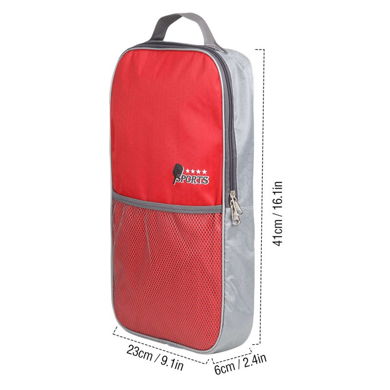 Deago Pickleball Sling Bag - Gray, Fits 2 Paddles & 4 Balls, Adjustable Strap