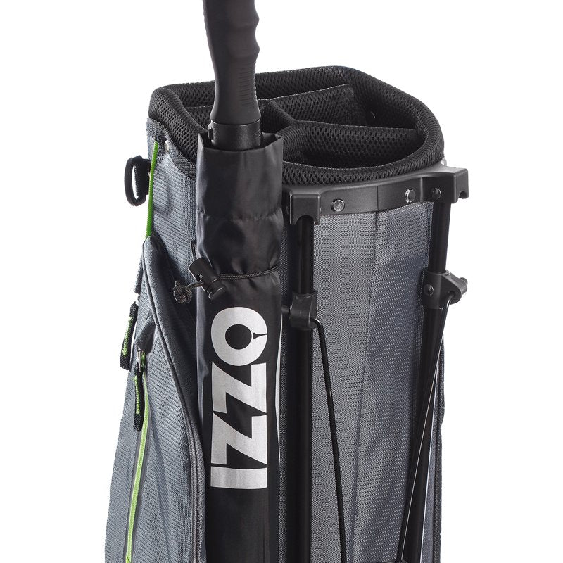Izzo Ultra-Lite Stand Golf Bag - Grey Lime, 3.2 lb