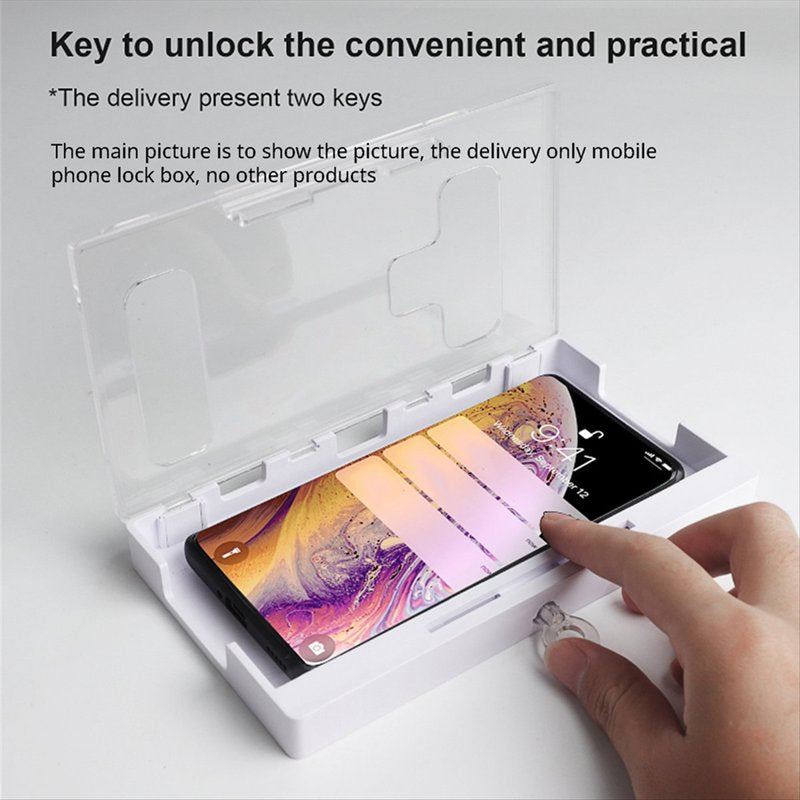 Universal Mobile Phone Lock Box Safe for Smartphone Storage Security