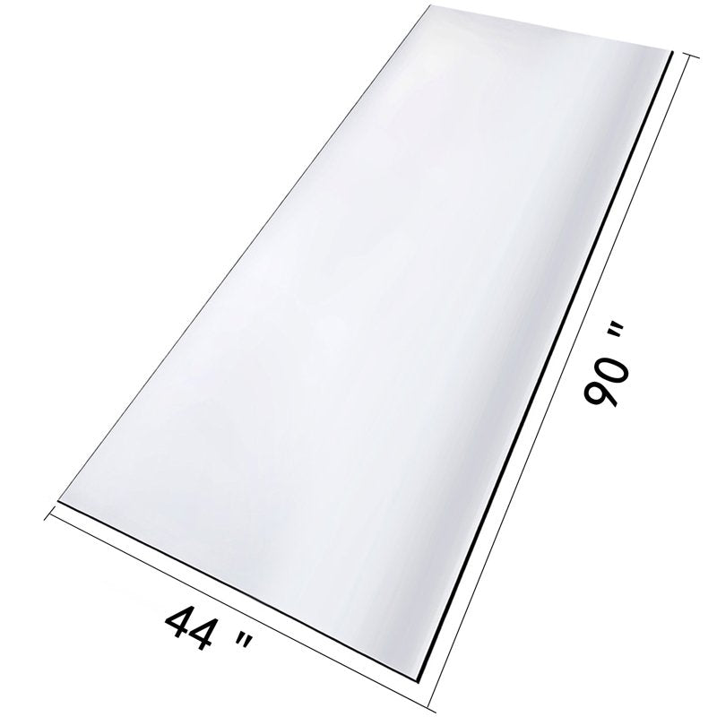 Clear PVC Table Cover Protector 90 x 44 Inch, 1.5mm Thick Waterproof & Heat-Resistant