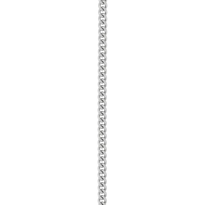 Sterling Silver and 18K Gold Plated Crucifix Necklace with 24-Inch Chain