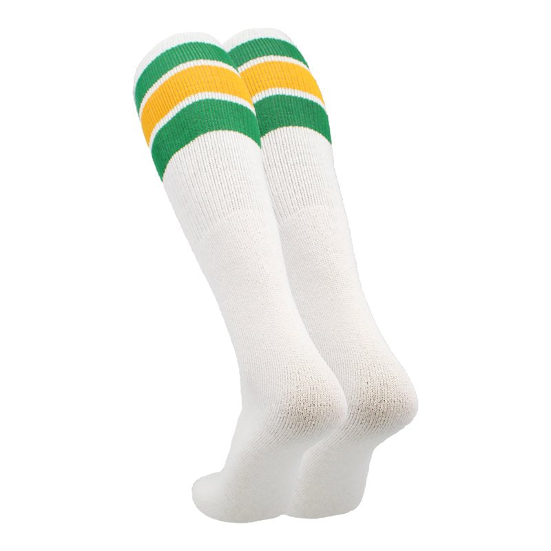 Retro 3 Stripe Tube Socks - Multisport Over-the-Calf Athletic Socks
