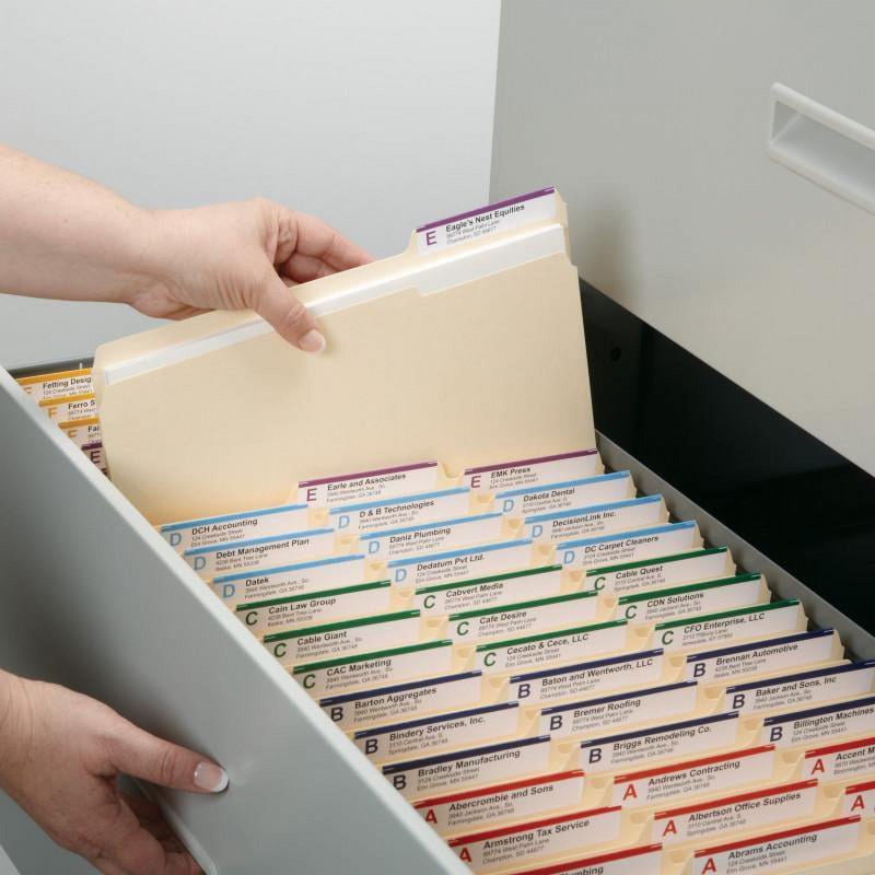 Manila File Folder with 1 1/2 Inch Expansion and Fasteners - Letter Size, 50 Pack