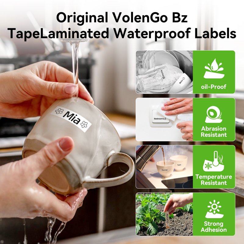 Handheld Label Maker with Tapes - Portable Label Printer for Home & Office