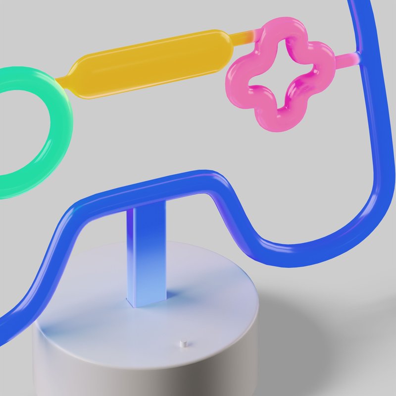 Kids Neon Game Controller LED Lamp - Playroom & Bedroom Decor