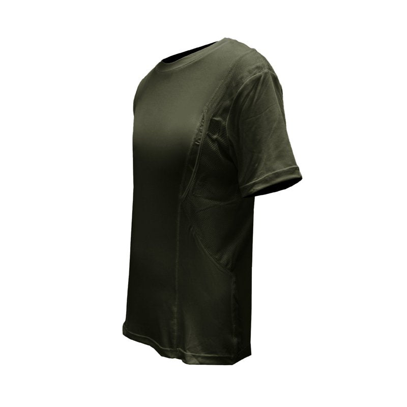 Men's Tactical Short Sleeve Shirt - Big & Tall Outdoor Performance Muscle Tee