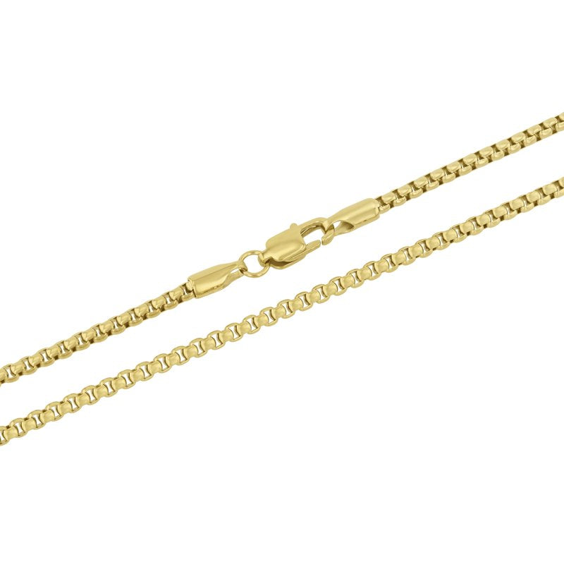 Stainless Steel Chain Set 20 & 22 Inch Layered Jewelry with Lobster Clasps