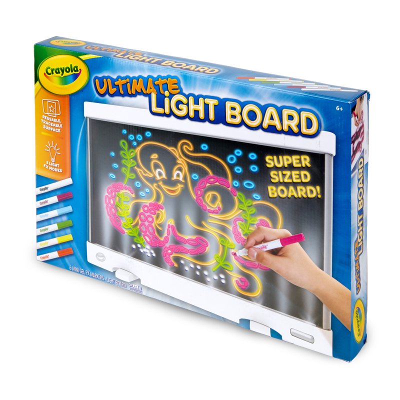 Light-Up Drawing Tablet for Kids with LED Effects & Tracing Panel - Creative Art Toy for Ages 6+